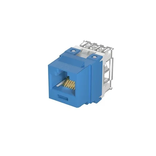 Panduit NK688MBU-Q CAT6 UTP RJ45 Punchdown Keystone Jack Module, Blue
