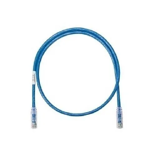 Panduit NK6APC1MBU Netkey CAT6A Patch Cord, 1-Pack, CM/LSZH, Blue