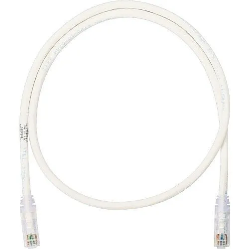 Panduit NK6PC15Y NetKey Cat6 24AWG UTP Patch Cord, 15', Internation White