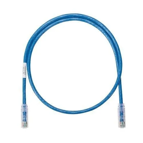 Panduit NK6PC20BUY NetKey CAT6 Cable, 24 AWG UTP Stranded Copper, 20', Blue