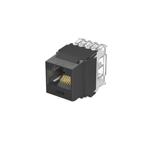 Panduit NK6X88MBL NetKey CAT6a Punchdown Jack, Black