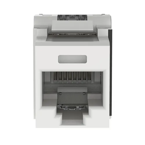 Panduit NK6X88MWH NetKey CAT6A UTP RJ45 Punchdown Keystone Jack Module, White