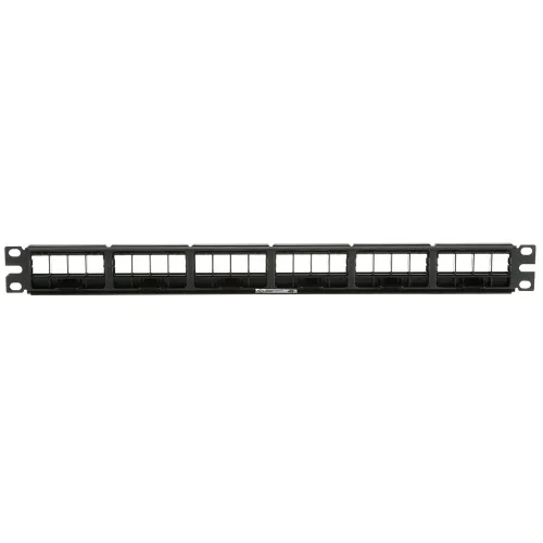 Panduit NKFP24Y NetKey 24-Port Patch Panel, 1 RU, BL