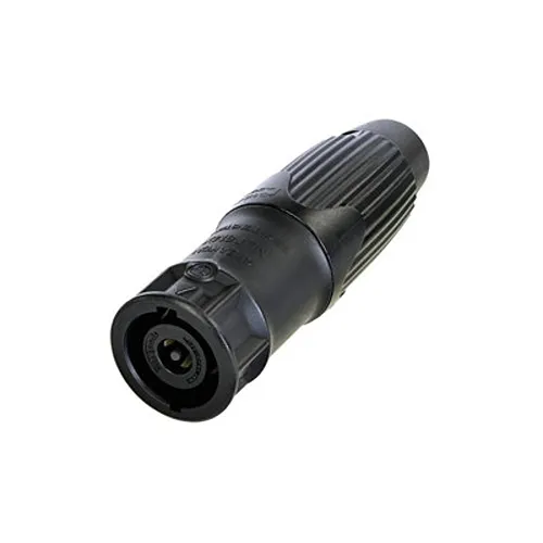 Neutrik NLT8MXXBAG speakON Series 8-Pole Cable Connector, Black Metal Housing, Quick Lock