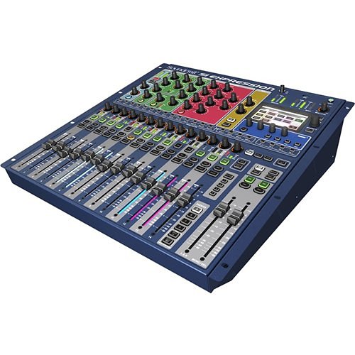 Soundcraft 5035677 Soundcraft Si Expression Digital Mixer, 16 Microphone Pre-Amplifiers, 14 Multi-Color Illuminating Faders, 66 Input Processing Channels