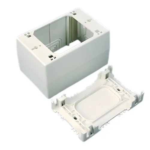 Wiremold NM2044-WH Extra Deep Device Box Fitting, 1-Gang, White, TAA Compliant