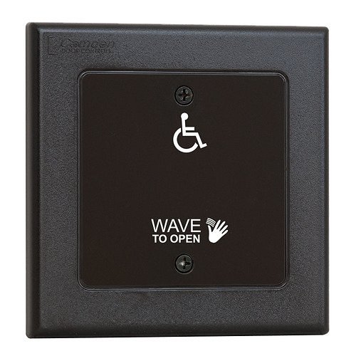 Camden CM-324/42W Touchless Switch with Hand Icon, Wave to Open and Wheelchair Logo