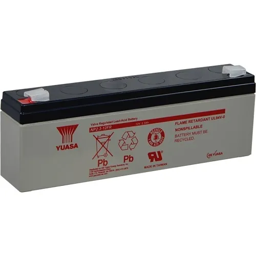 Yuasa NP2312FR 12V 2.3AH Rechargeable SLA Battery, Terminals, Flame Retardant