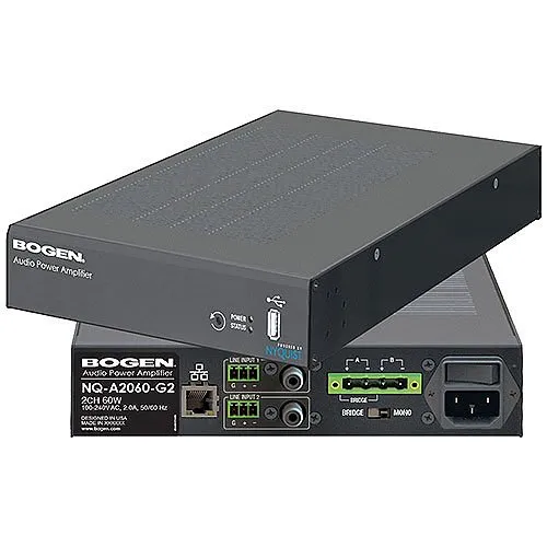 Bogen NQ-A2060-G2 Gen-2 Nyquist Channel Audio Power Amplifiers