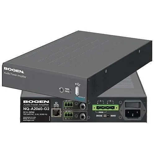 Bogen NQ-A2300-G2 Gen-2 Nyquist Series 2-Channel Audio Power Amplifiers