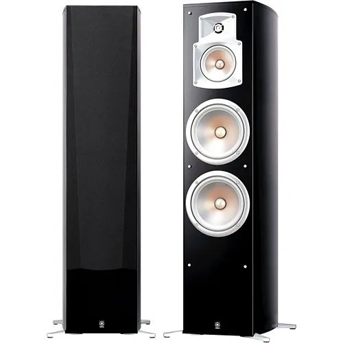 Yamaha NS-777 Floor Standing Home Theater Speaker, 3-Way, 4-Driver Bass Reflex System