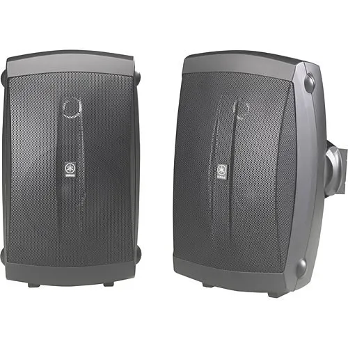 Yamaha NS-AW150 2-Way Outdoor Speakers with 5" Woofers and 1/2" Tweeters, Pair, Black