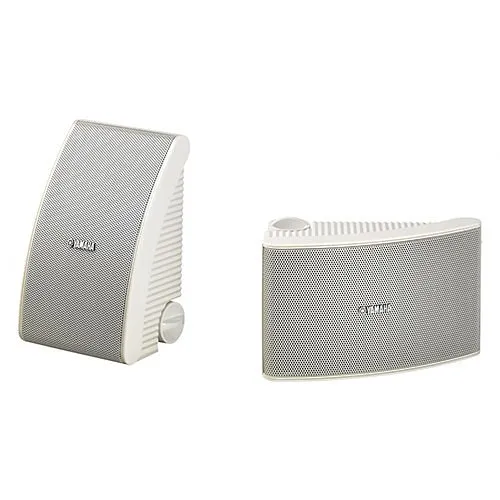 Yamaha NS-AW392 All Weather 2-Way Outdoor Speaker, Pair, White