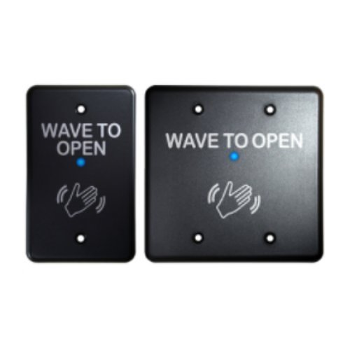 BEA 10MS31U-B Magic Switch Single and Double Gang Plate Microwave "Wave to Open" Touchless Actuator, Black