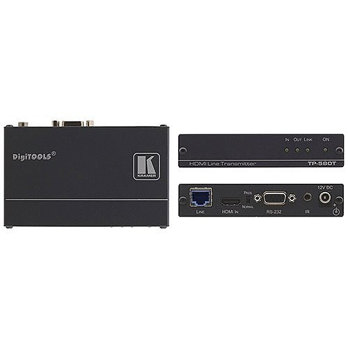 Kramer 50-80021090 TP-580T 4K HDMI Bidirectional RS232 Twisted Pair HD BaseT Transmiter