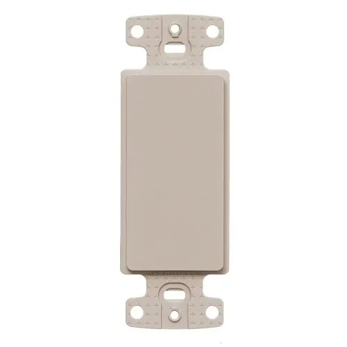 Hubbell NS620LA Decora Blank Wallplate Frame, Decorator Frame Plate, LA