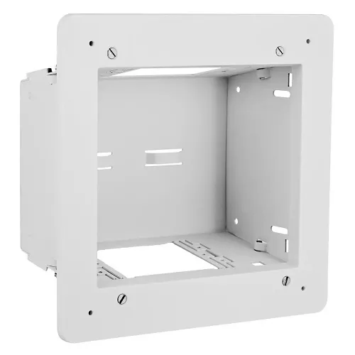Hubbell NSAV62M netSELECT FPTV Enclosure, 2-Gang, White