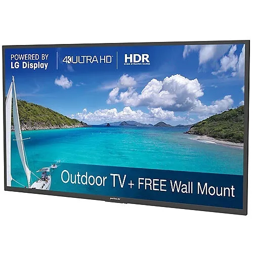 Neptune NT653 65" Partial Sun Outdoor 4K HDR Smart TV with Tilting Wall Mount