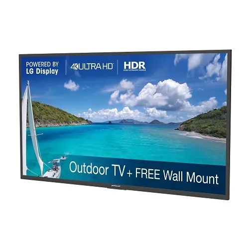 Neptune NT654 65" Full Sun Series Outdoor 4K HDR LCD Smart TV with Tilting Wall Mount