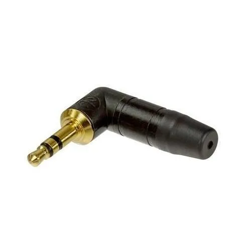 Neutrik NTP3RC-B 3-Pole Audio Plug, Solder Termination, Chuck Type Strain Relief, 3.5mm