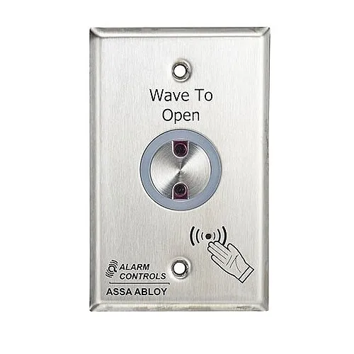 Alarm Controls NTS-1FR Single Gang No Touch Sensor, French, Stainless Steel