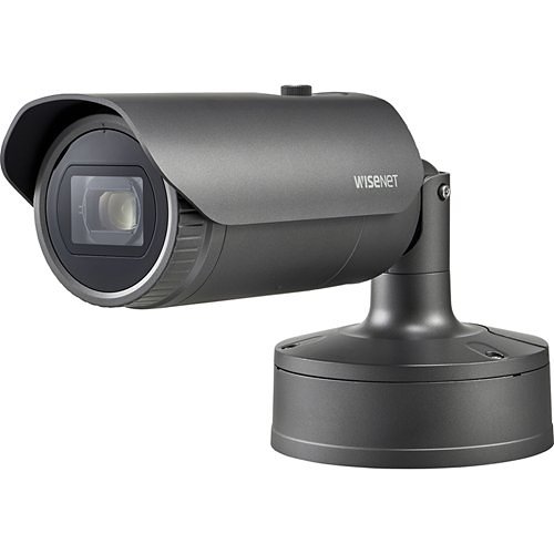Hanwha XNO-6120R/LPR Wisenet 2MP Low-Speed LPR IR Bullet Camera, 5.2-62.4mm Varifocal Lens