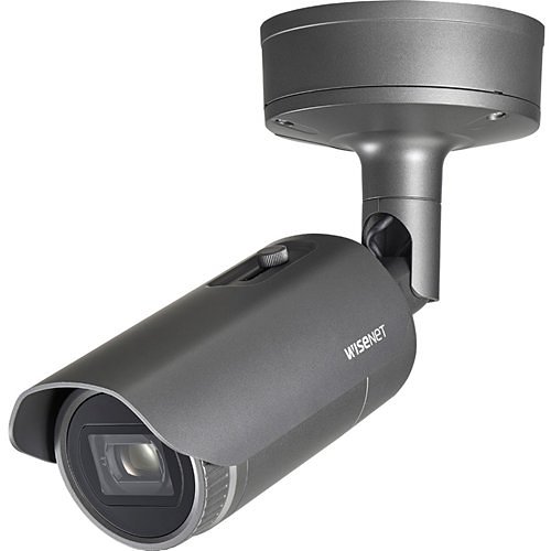 Hanwha XNO-6120R/LPR Wisenet 2MP Low-Speed LPR IR Bullet Camera, 5.2-62.4mm Varifocal Lens