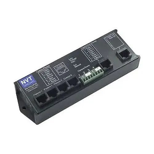 NVT Phybridge NV-704J-PVD 4-Channel Cable Passive Integrator with Power, Video, Data