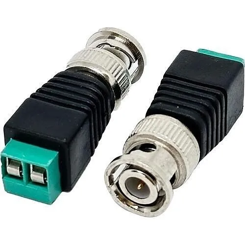 NVT Phybridge NV-BNCA-2P Coaxial Cable Connector, BNC Male to 2 Position Screw Terminal Adapter