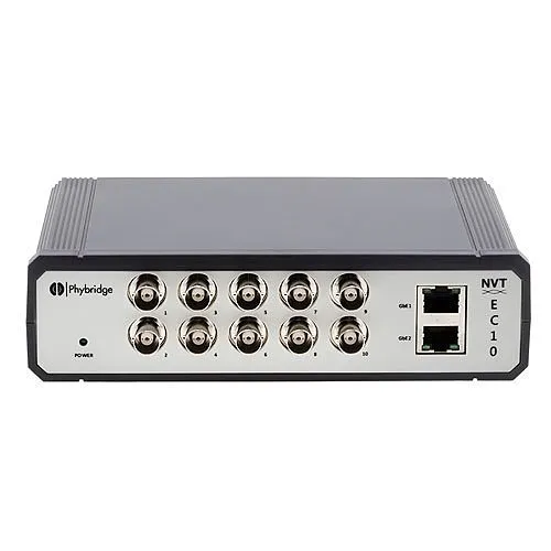NVT Phybridge NV-EC-10-DEMO 10-Port EoC Long-Reach Unmanaged PoE Switch