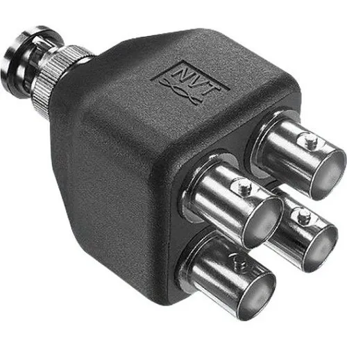 NVT Phybridge NV-EC4BNC BNC Coax Splitter Adapter, to 4
