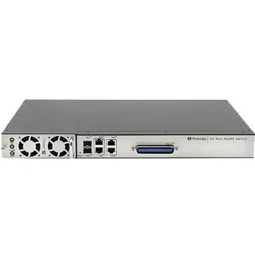 NVT Phybridge NV-PL-048-1X PoLRE48 48-Port Long Reach 1-Pair UTP PoE Managed Switch, 15W