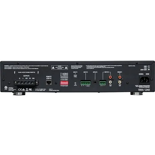 JBL VMA 1240 5-Input Commercial Mixer-Amplifier, 240 Watts x 1 at 70V