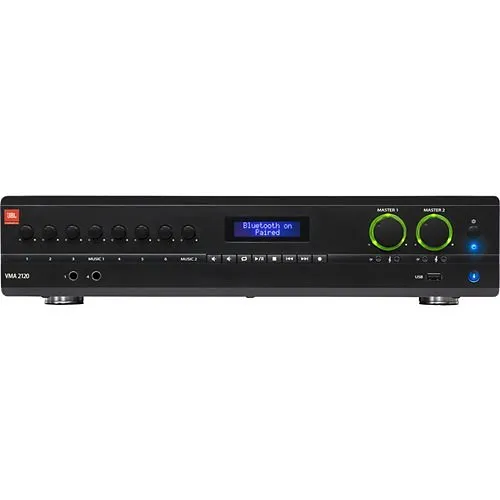 JBL Professional VMA2120 VMA Series Mixer Amplifier, 8-Input Channel, 2-Output Channel 120W at 70V
