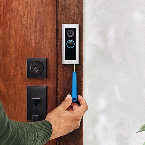 Ring Video Doorbell Pro 2, Hardwired Smart Video Doorbell Camera, Stain Nickel (B086Q54K53)