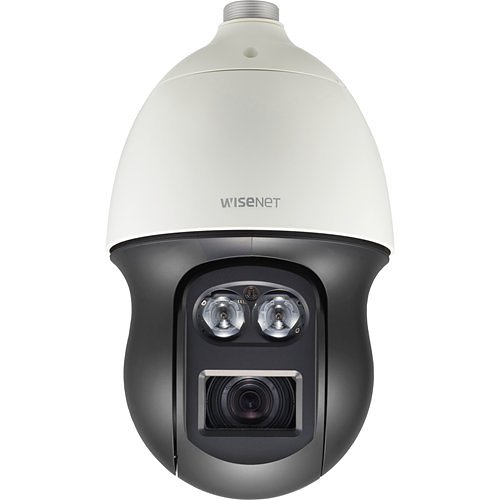 Hanwha XNP-6550RH X-Series 2MP IR PTZ Dome Camera, 55x Optical Zoom Lens, Black/White