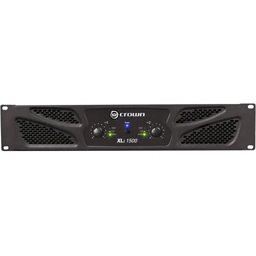 Crown NXLI1500-0-US XLi 1500 2-Channel Power Amplifier, 450W at Ohm