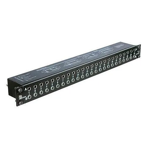 Neutrik NYS-SPP-L1-USA 1/4" Modular Patch Panel for 19" Rack Mount with Reinforced Metal Housing