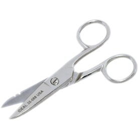 IDEAL 35-088 Electrician's Scissors with Stripping Notch