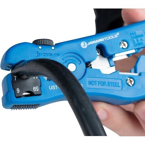 Jonard Tools UST-500 Universal Cable Stripping Tool for COAX, Network, and Telephone Cables