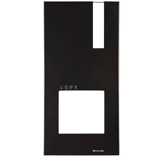 Comelit 4793MB Faceplate For Quadra With Buttons, Black