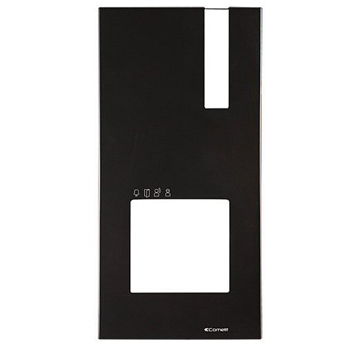Comelit 4793MB Faceplate for Quadra with Buttons, Black