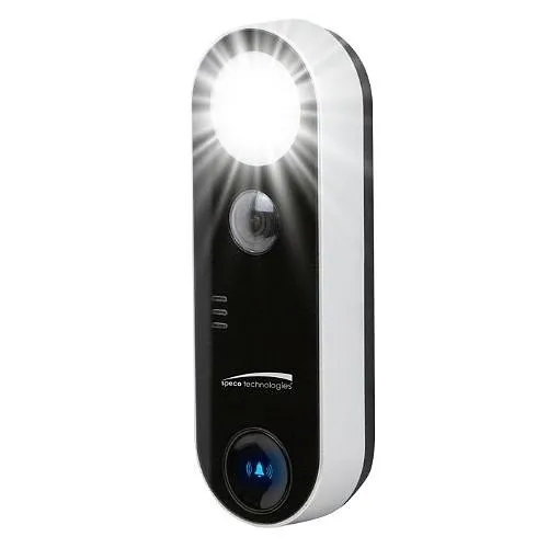 Speco O2DB1 2MP Wi-Fi Video Doorbell with Face Detection, Includes Chime Kit