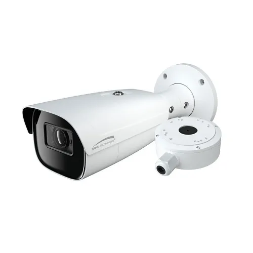 Speco O4B9M Bullet IP Camera, 4MP H.265 AI, Infrared, 2.8-12mm Variable Lens