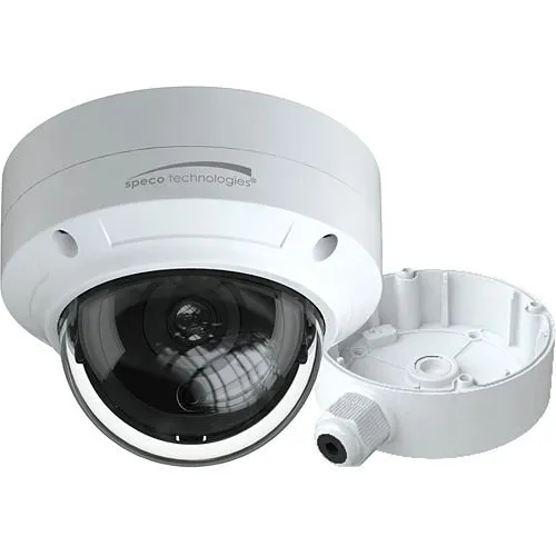 Speco O4D6 4MP IP Dome Camera with Advanced Analytics 2.8mm Fixed Lens, White