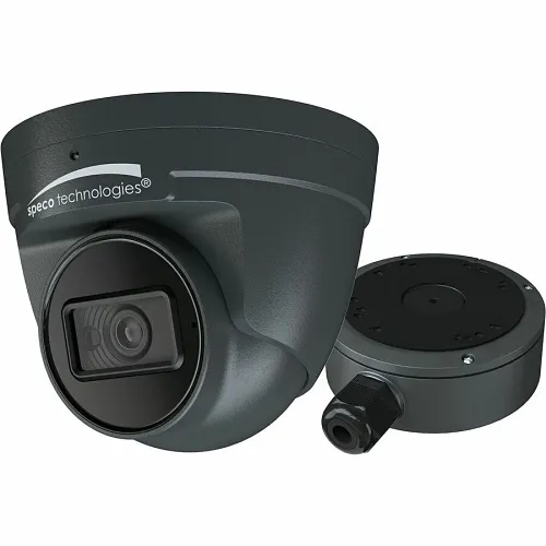 Speco O4FT2 4MP Outdoor IP Turret Camera with Micrphone and Night Vision, 2.8mm Fixed Lens
