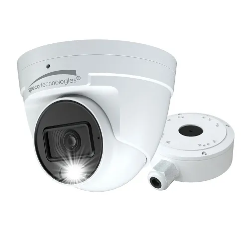Speco O4LT1 4MP Turret IP Camera with Advanced Analytics, 2.8mm Fixed Lens
