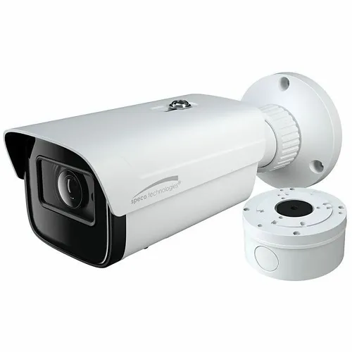 Speco O4VB2M 4MP H.265 IP Bullet Camera, 2.8-12mm Motorized Lens, White
