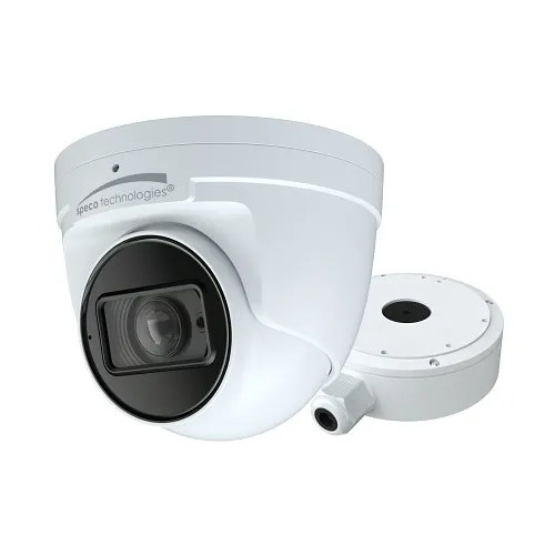 Speco O6T1M 6MP H.265 IP Turret Camera with IR, 2.8-12mm Motorized Lens
