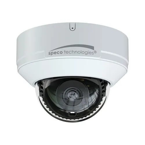Speco Technologies O8VD3 8MP (4K) IP Dome Camera with Line Crossing and Intrusion Detection, NDAA Compliant, 2.8mm Fixed Lens, White
